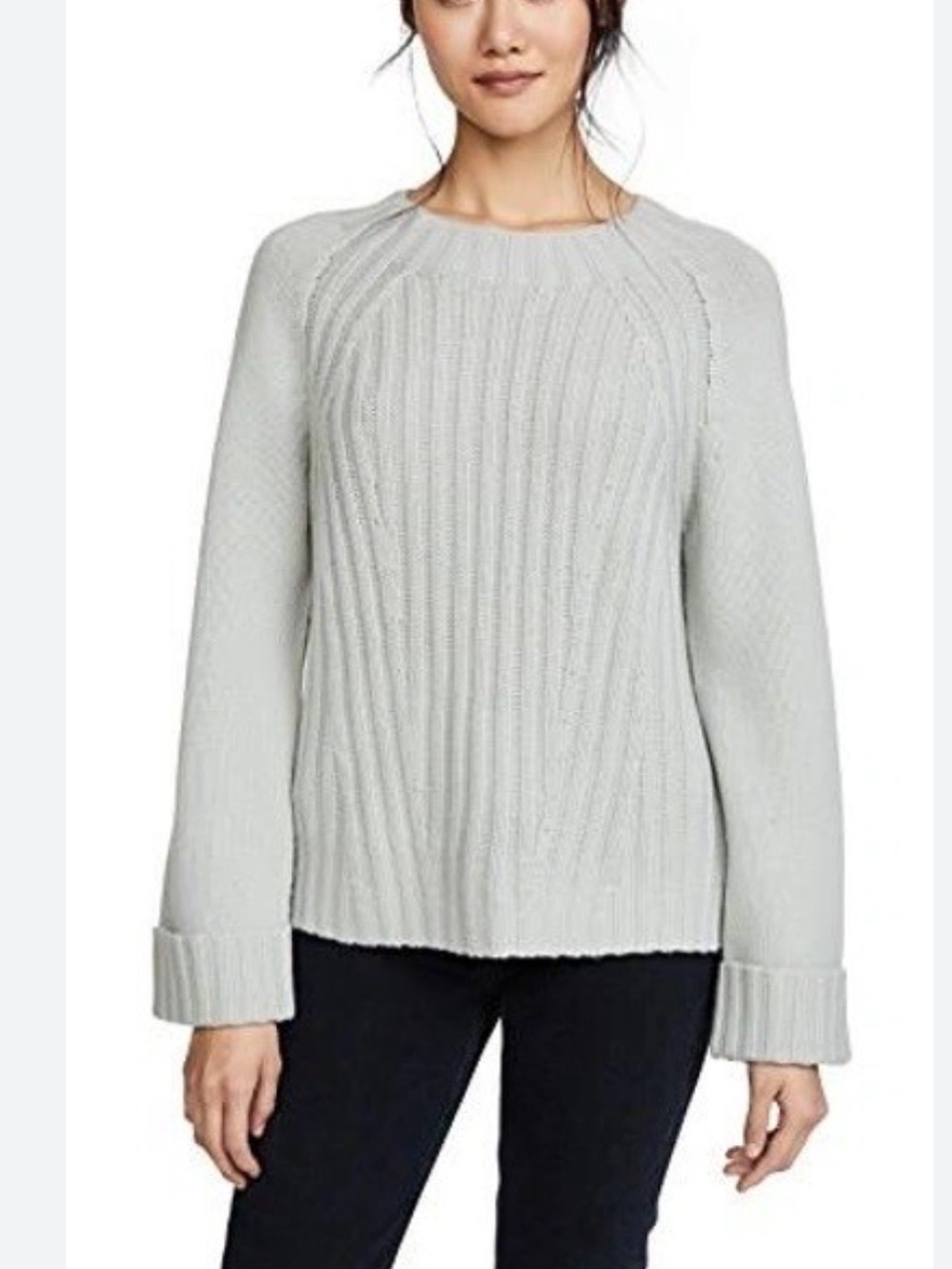 Vince sweater wool cashmere ribbed sweater